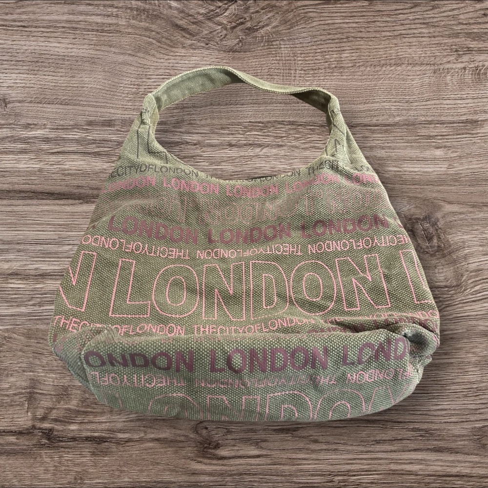 Robin Ruth Canvas London Hobo Bag Purse Shoulder Bag